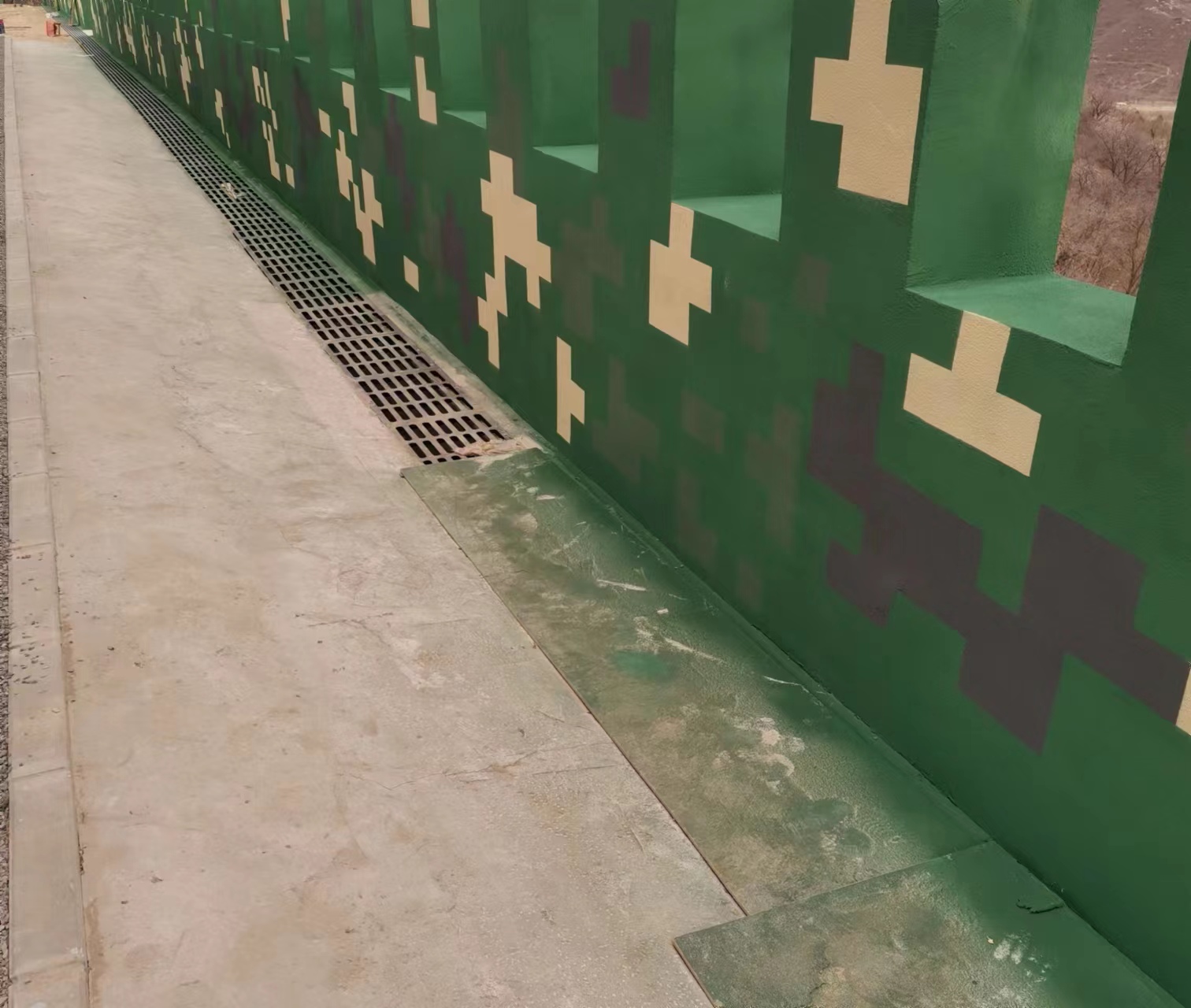 聊城围墙迷彩喷涂,数迷彩漆